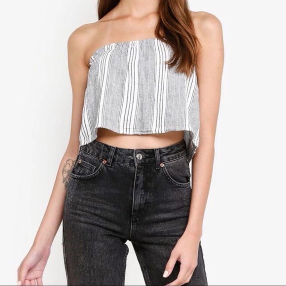 Hollister Striped Crop Tank/Bandeau Top - Picture 5 of 5